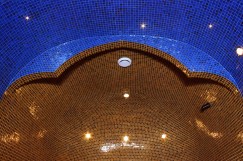 Купол и освещение турецкой бани