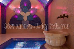 Курна и мозаичное панно в хамаме