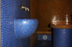 голубая курна в турецкой бане